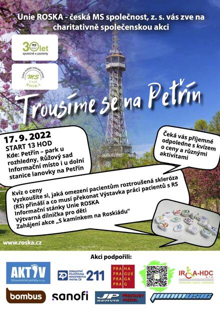 Plakat Trousime se na Petrin v 2